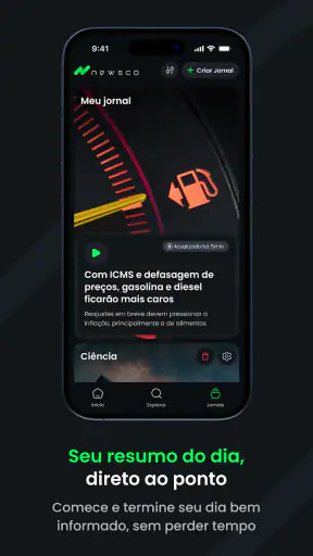 Newsco - Notícias com IA screenshot