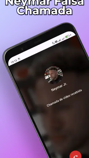 Neymar Chamada Falsa e Chat screenshot