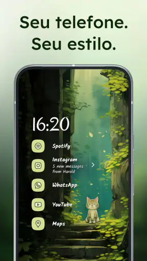 Niagara Launcher Tela Inicial screenshot