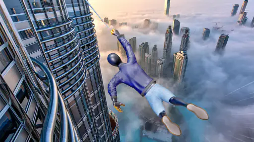 Ninja Spider Rope Hero City 3D screenshot