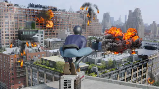 Ninja Spider Rope Hero City 3D screenshot