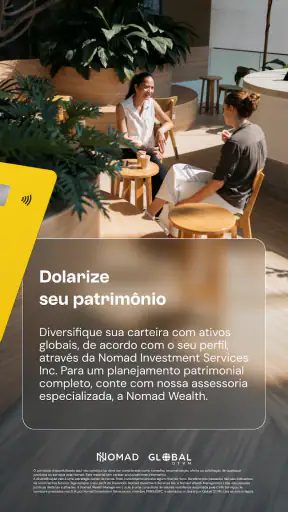 Nomad: Conta em Dólar e Euro screenshot