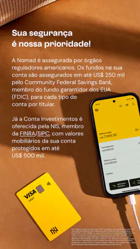 Nomad: Conta em Dólar e Euro screenshot