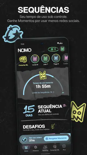 NOMO: É seu momento screenshot