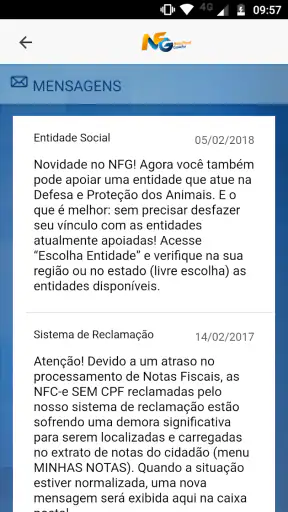Nota Fiscal Gaúcha-NFG Oficial screenshot
