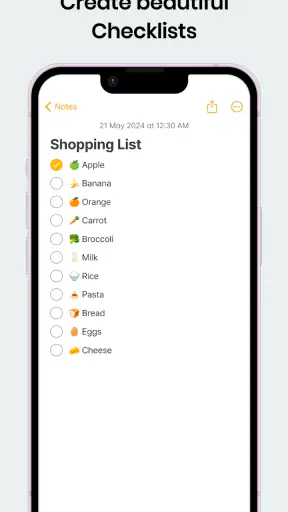 Notas: Bloco de notas, listas screenshot