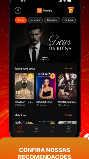 Novely: Ler Novelas e Romances screenshot