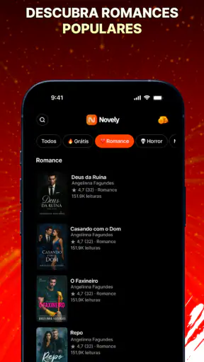 Novely: Ler Novelas e Romances screenshot
