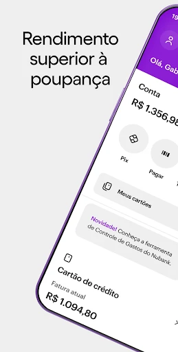 Nubank: conta, cartão e mais screenshot