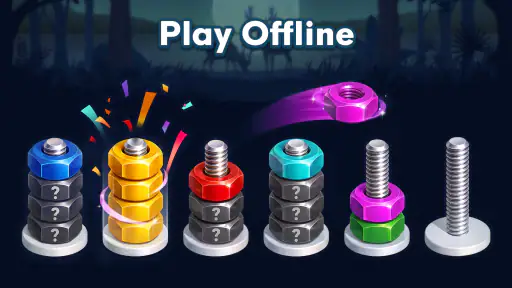 Nut Sort Puzzle Games screenshot
