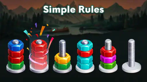 Nut Sort Puzzle Games screenshot