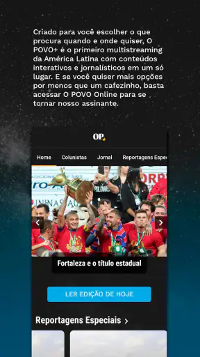 O POVO+ screenshot