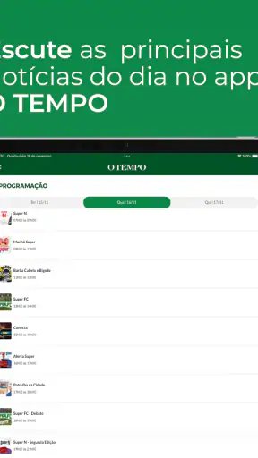 O TEMPO screenshot
