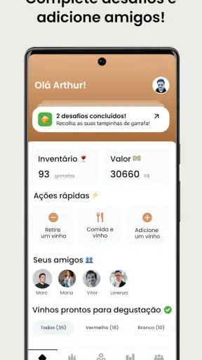 Oeni - Gestão Adega de Vinhos screenshot