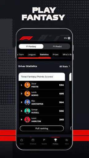 Official F1 ® App screenshot