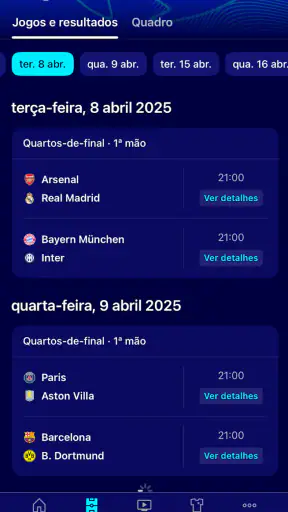 Oficial UEFA Champions League screenshot