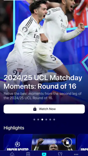 Oficial UEFA Champions League screenshot