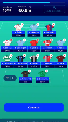 Oficial UEFA Champions League screenshot
