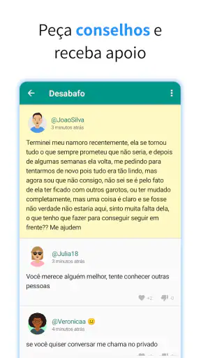 Ombro Amigo Virtual: Anônimo screenshot