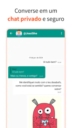 Ombro Amigo Virtual: Anônimo screenshot