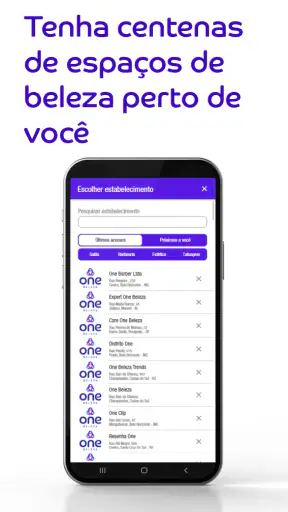 One Beleza: APP de Agendamento screenshot