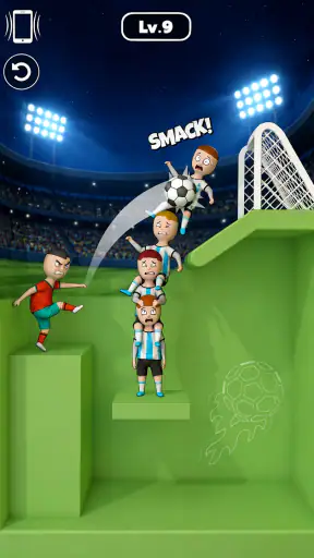 One Shot Soccer: Swipe & Score screenshot