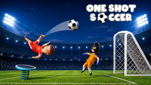 One Shot Soccer: Swipe & Score screenshot