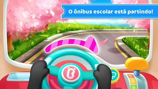 Ônibus Escolar do Bebê Panda screenshot
