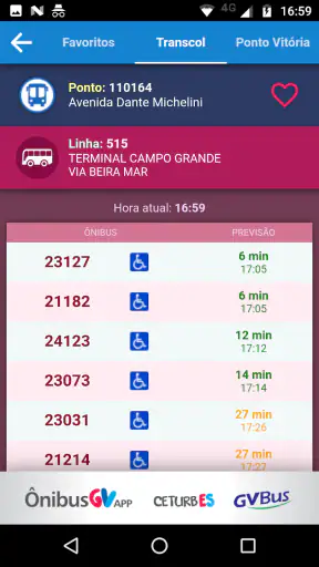 ÔnibusGV screenshot