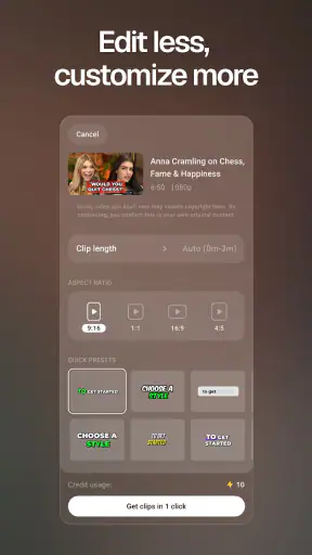OpusClip - AI Video Clipping screenshot