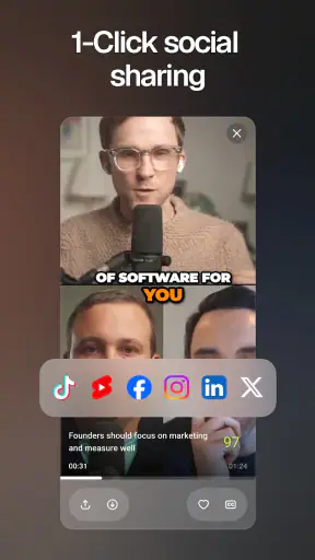 OpusClip - AI Video Clipping screenshot