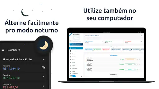 Orçamentos, Recibos e Clientes screenshot