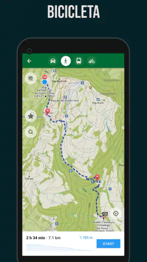 Organic Maps - Mapas offline screenshot