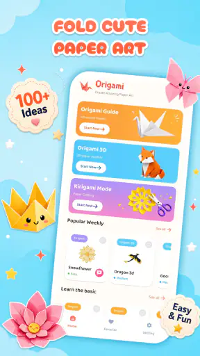 Origami Guide: Learn & Fold screenshot