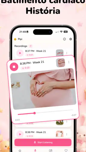 Ouça batimentos bebê: Thumpi screenshot