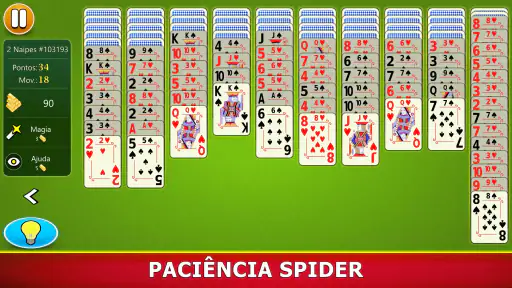 Paciência Spider screenshot
