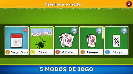 Paciência Spider screenshot