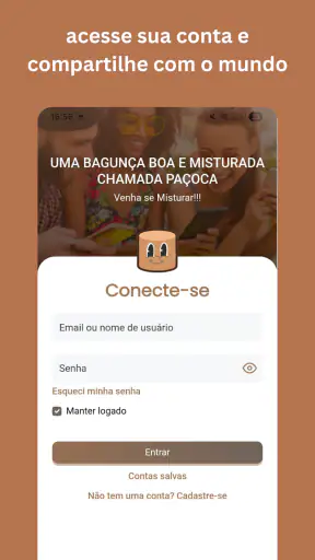 Paçoca: rede social brasileira screenshot