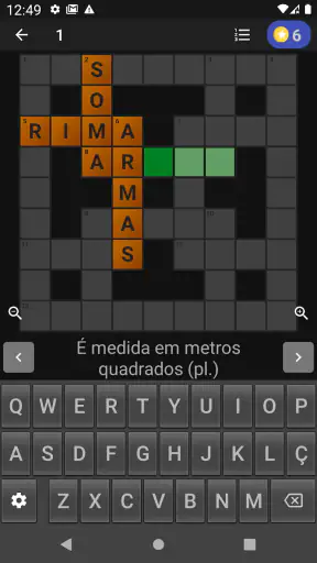 Palavras Cruzadas screenshot
