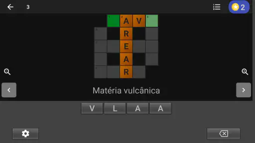 Palavras Cruzadas screenshot