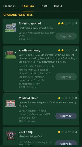 Palco 90: Gerente de Futebol screenshot