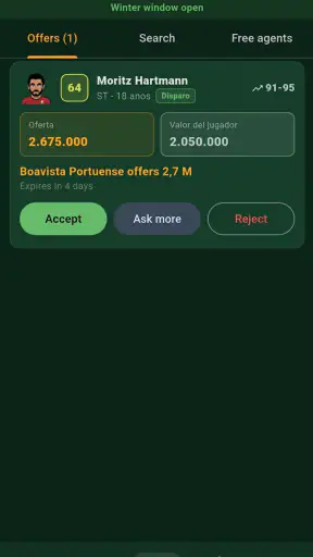 Palco 90: Gerente de Futebol screenshot