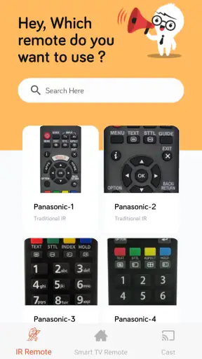 Panasonic Smart TV Remote screenshot