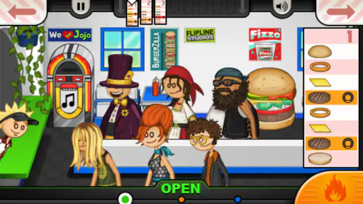 Papa's Burgeria To Go! screenshot