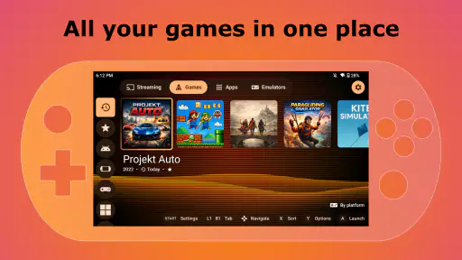 Papaya - Games Launcher screenshot