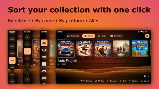 Papaya - Games Launcher screenshot