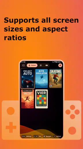 Papaya - Games Launcher screenshot