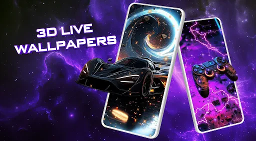 Papel de parede animado 3D screenshot