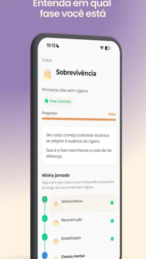Parar de fumar - Lume screenshot