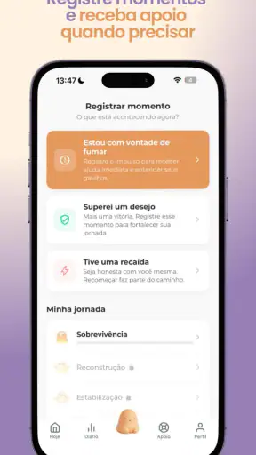 Parar de fumar - Lume screenshot